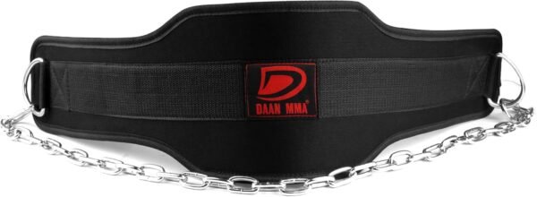 Dip Belt - Strength Nylon Dip Belt - Ideal Weighted Belt for Pull ups and Chin Ups Belt - Neoprene Padded Weighted - Dips Squats and Weightlifting for Men and Women - Image 2