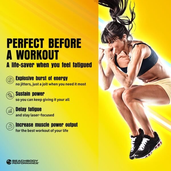 BODi Energize Pre Workout Powder - Beta-Alanine, Quercetin & Low-Dose Caffeine Formula for Enhanced Energy & Focus, Increase Energy & Endurance Supplement, Fruit Punch, 40 Servings - Image 4