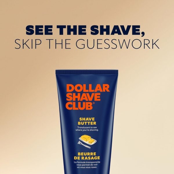 Dollar Shave Club | Shave Butter 2-Pack | For Sensitive Skin, A Translucent Shaving Cream & Gel Alternative, Designed For A Gentle Glide, Helps To Fight Razor Bumps and Ingrown Hairs, Blue - Image 7