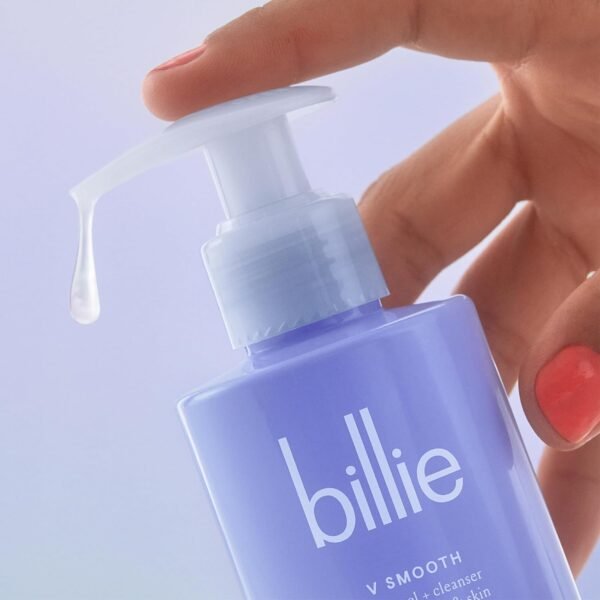Billie - V Smooth - Shave Gel + Cleanser for Pubic Hair & Skin - pH-Balanced - Fragrance-Free - Gynecologist-Approved - 6.5 oz. - Image 5