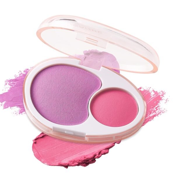 UCANBE Cream Dual Blush for Cheeks: Lightweight Highly Pigmented Blush - Smooth Natural Blush Palette - Long-lasting All-Day Face Makeup Blush（03#Merlot ） - Image 2