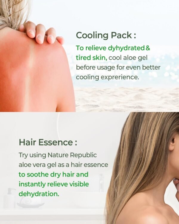 NATURE REPUBLIC Soothing and Moisture Aloe Vera 92 Percent Soothing Gel(tube) - Image 5