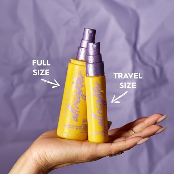 Urban Decay All Nighter Vitamin C Hydrating Makeup Setting Spray for Face, Transfer-Resistant, Waterproof, 16 HR Wear, with Vitamin C & Cactus Flower Water, Illuminated Finish, for Dry Skin, Vegan - Image 8