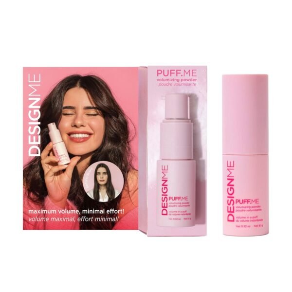 PUFF.ME Volumizing Powder by DESIGNME | Hair Powder Volumizer for Hair | Root Lifting Hair Texture Powder for Straight, Curly, or Wavy Hair | Talc Free Hair Powder for Women, (0.32 Oz) - Image 3