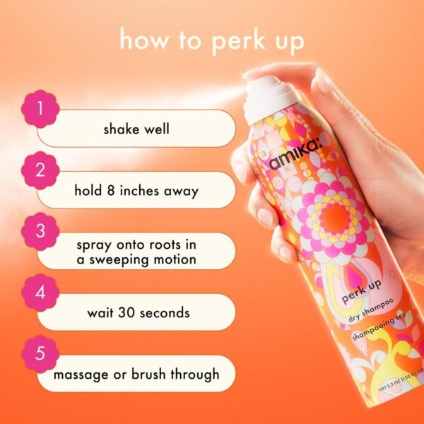 amika perk up talc-free dry shampoo - Image 9