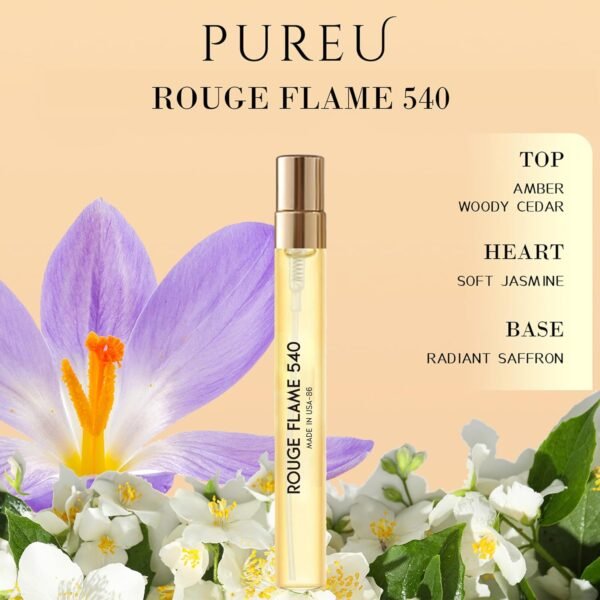 Pheromones Perfumes for Women & Men- Inspired by Bakara Rogue 540,Long Lasting & Enhanced Scents Pheromone Perfume Oils Cologne for Men Wife Gift Ideas,Travel Size 0.4oz/12 mL-Rouge Flame 86 - Image 5
