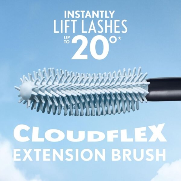 CoverGirl Lash Blast Supercloud, 800 Super Black, Mascara, Long-Lasting, Doesn't Clump, Doesn't Smudge, Doesn't Flake, Vegan Mascara, 0.33oz - Image 5
