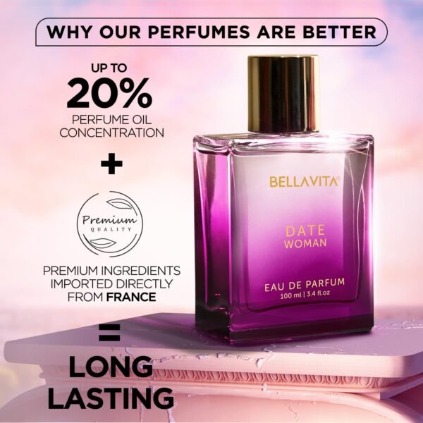 Date Perfume for Women | Eau De Parfum for Women | Pink Pepper, Red Fruit & Jasmine | Fruity & Spicy Long-Lasting EDP Fragrance Scent | 100 ML (3.34 FL. OZ.) - Image 5