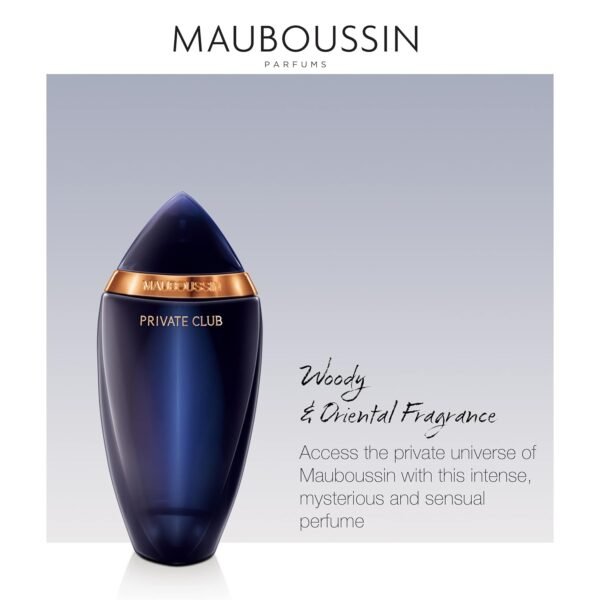 Mauboussin - Private Club 100ml (3.3 Fl Oz) - Eau de Parfum for Men - Woody & Oriental Scents - Image 5