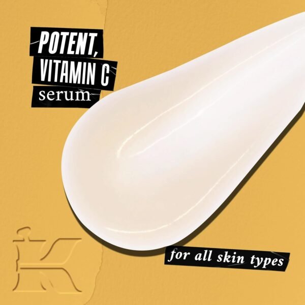 Kiehl's Powerful-Strength 12.5% Vitamin C Serum, Line-Reducing Concentrate for Face, Boosts Radiance & Firmness, Smooths & Plumps Skin, with Hyaluronic Acid, Dermatologist-Tested, Paraben-free - Image 3