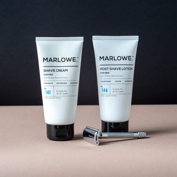 MARLOWE. No. 144 Post Shave Lotion 6 Oz, Aftershave for Men, Conditions & Hydrates Skin, After Shave Solution to Help Reduce Skin Irritation & Calm Razor Burn, Aloe Citron Scent - Image 5