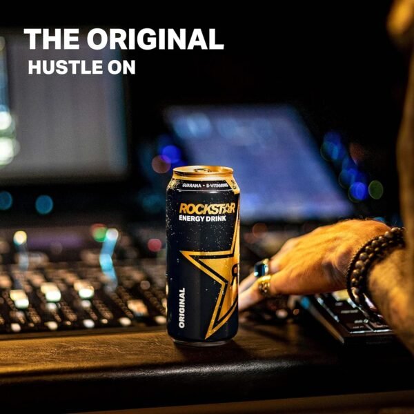 Rockstar Energy Drink, Original, 16oz Cans (12 Pack) (Packaging May Vary) - Image 8
