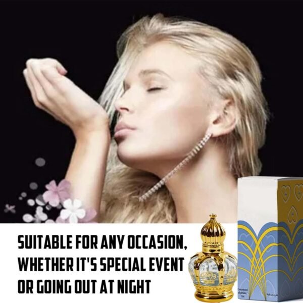 Arabian Concentrated Perfume Oil for Women, Gold Arab Fragrance Long Lasting Luxurious Scent and Seductive Arabic Dubai Perfume - Image 4
