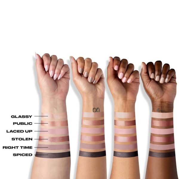 URBAN DECAY Naked 3 Mini Eyeshadow Palette, Soft Pink Neutral Eye Makeup, Matte & Shimmer Finish, 6 Rosy Nude Eye Shadows, Natural Everyday to Smokey Eye, Travel Friendly Size, Vegan, Cruelty-free - Image 5