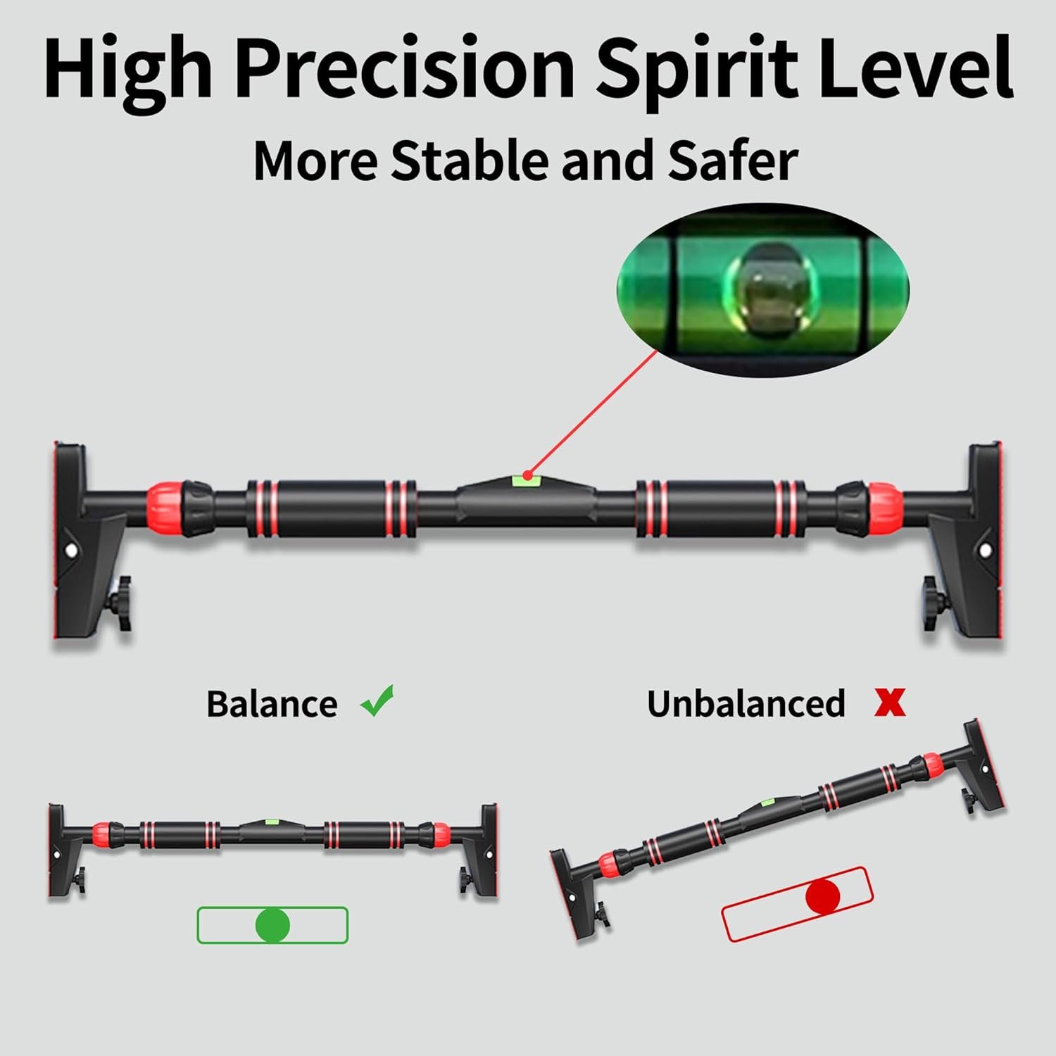 Pull Up Bar for Doorway, Free Standing & Door Workout Equipment Home Gym, No Screw Installation, Adjustable Width - Image 6