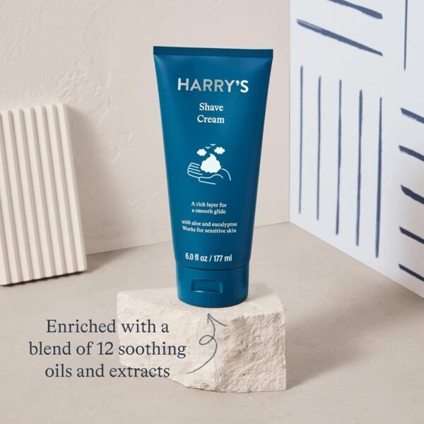 Harry's Shaving Cream - Shaving Cream for Men with Eucalyptus - 2 pack (6 oz) - Image 4