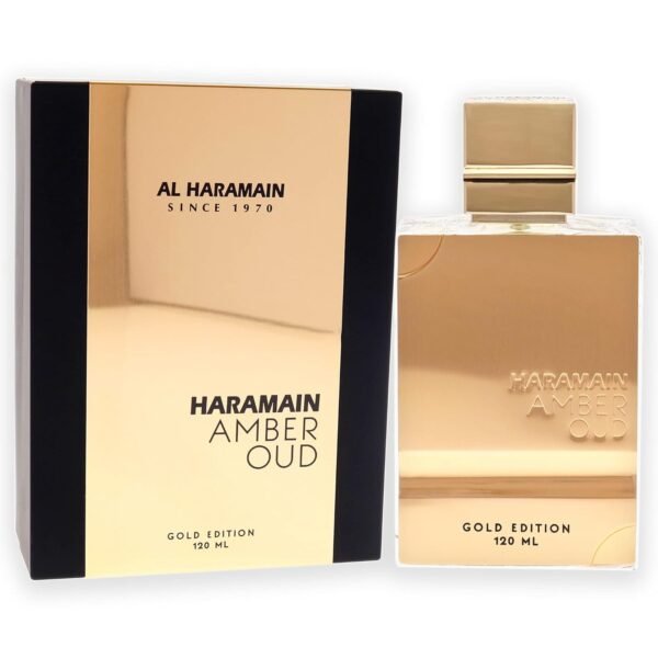 Al Haramain Amber Oud Gold Edition EDP Spray for Unisex - Arabian Perfume for Women and Men - Long Lasting Arabic Perfume - Vanilla and Woody Fragrance - Eau de Parfum - 4 oz - Image 5