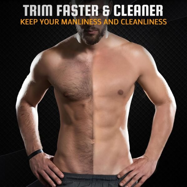 Electric Body Hair Trimmer for Men - Cordless Mens Ball Shaver, Waterproof Men's Groin Groomer, Replaceable Ceramic Blade Pubic Grooming, Rechargeable Balls Razor for Shower,Safe Shaving Bodygroom - Image 8