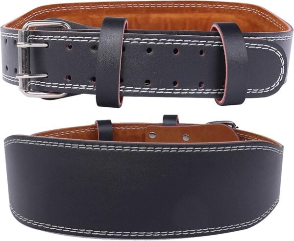 Weight Lifting Belt Back Lumbar Support Strength Training Fitness Workout Home Gym - Image 2