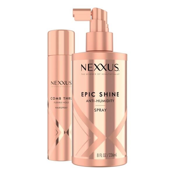 Nexxus Flexible Hold Hairspray Comb Thru for a Lightweight, Brushable Hold, with StyleProtect Technology 10 oz - Image 9