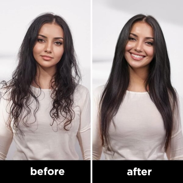 Silk Hair Oil for Dry Damaged Hair Treatment - Anti Frizz Control Hair Care Serum - Jojoba & Argan & Almond Oils - Shine, Gloss, Split End Repair, Smoothing, Bonding, Heat Protectant For Curly Frizzy Colored Bleached and All Hair Types - Image 4
