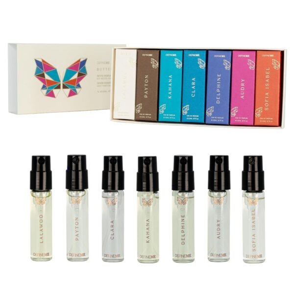 Mini Perfume Gift Set, Pack of 7 Scents, Natural Fragrance Mists for Women, Petite Discovery Kit Sampler - Image 2