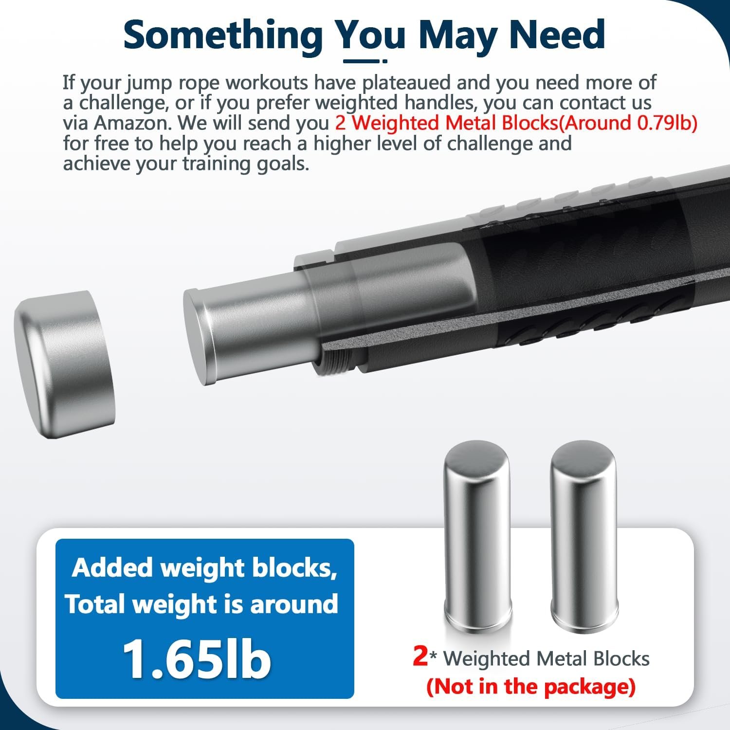 Weighted Jump Rope, 1LB Tangle-Free Ball Bearing Rapid Speed Skipping Rope for Men Women, Adjustable 9mm Cotton & PVC Rope with Alum Handle for Boxing MMA Weight-Loss Athletic Workout Fitness - Image 10