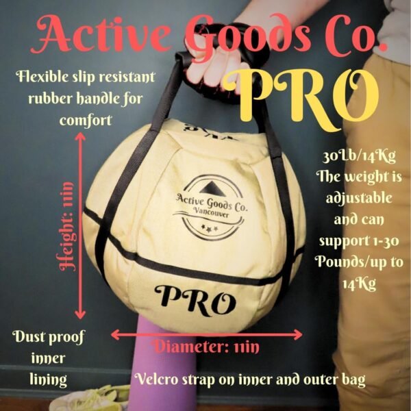 ActiveGoodsCo. Kettlebell Sandbag for fitness workout, different sizes 11Lb to 75lb. Visit to see the options - Image 4