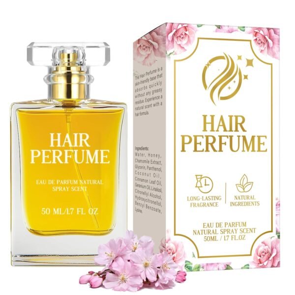 Hair Perfume, Hair Essential Oil Perfume for Women, Pheromone Fragrance for Dry Damaged Hair, Hair Mist with Anti Frizz Nourishing, Premium and Long-lasting Scent - Image 2