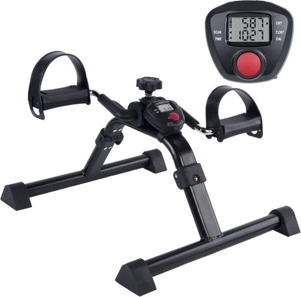Vaunn Desk Bike Pedal Exerciser with Electronic Display for Indoor Physical Therapy - Image 2