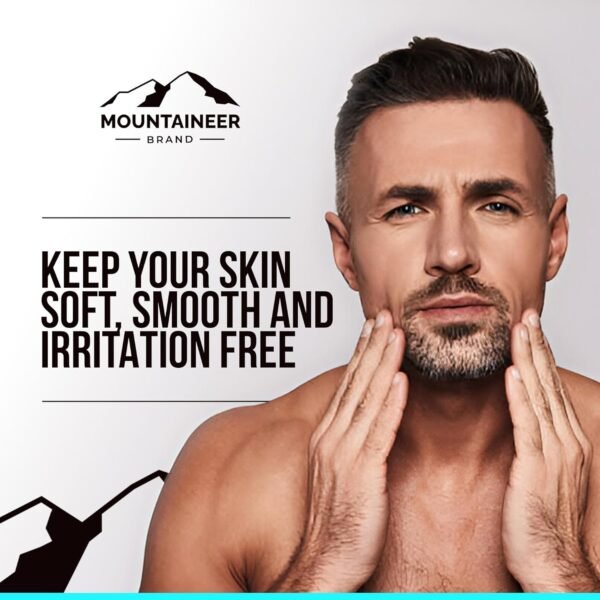 Mountaineer Brand All Natural Post Shave Balm | Soothes, Cools, and Refreshes Sensitive Skin After Shaving | Aftershave Lotion For Men | Calms Irritation | Smokey Bourbon Scent | 2oz - Image 3