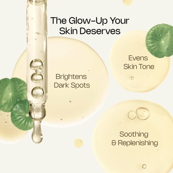 Meebak Korean Vitamin C Serum | Brightening Dark Spot Remover | Soothing Anti Aging & Skin Brightening w/Centella Asiatica, Panthenol, & Adenosine - Image 3