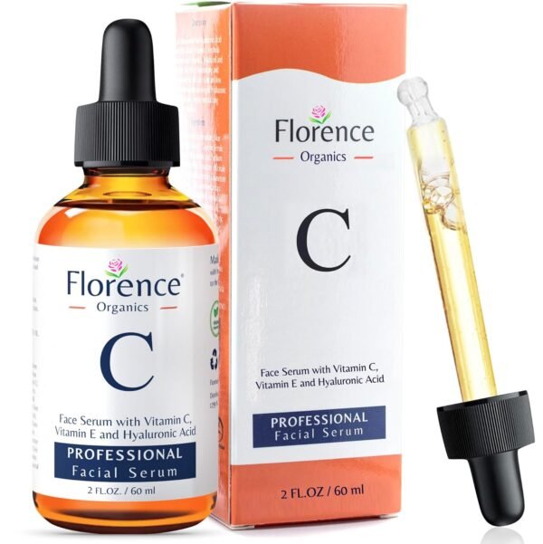 Big 2 Fl Oz. Vitamin C Face Serum. Anti Aging Dark Spot Remover Facial Serum. All-in-One Brightening Vitamin C, Niacinamide, Hyaluronic Acid & Vit E Skin Care Serum for Eye Area, Fine Lines & Wrinkles - Image 2