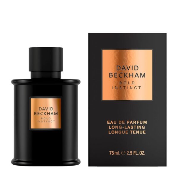 David Beckham Bold Instinct Eau de Parfum 2.5 fl oz (Pack of 1), Notes of Laureal Leaf, Nutmeg, and Smokey Wood, Men's Fragrance, Long Lasting, Everyday Fragrance, Travel Size - Image 3