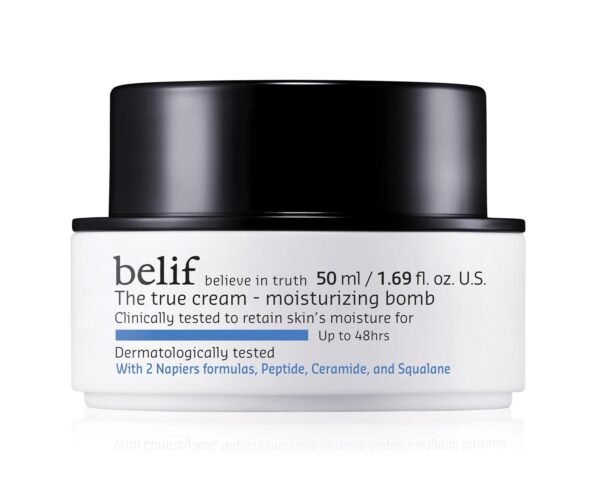 belif The True Cream Moisturizing Bomb | New and Improved | 48hrs of Moisture | Restores Skin Barrier | Peptide, Ceramide, Squalane | Skincare Daily Moisturizer Face Cream | All Skin Types | K-beauty - Image 2