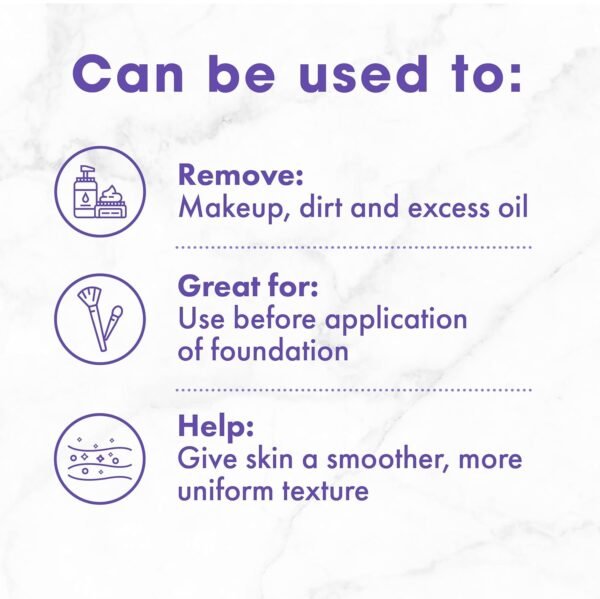 Buf-Puf Gentle Facial Sponge, Dermatologist Developed, Removes Deep Down Dirt & Makeup That Causes Breakouts and Blackheads, Reusable, Exfoliating, 1 Count - Image 7