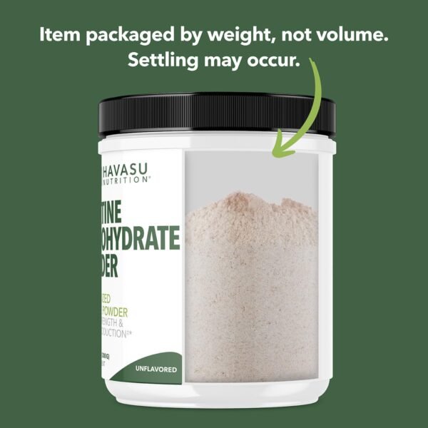 Micronized Creatine Monohydrate Powder - 5g Unflavored Post-Workout Recovery for Lean Muscle Mass, Endurance, and Energy Production - Easy-to-Mix - Vegan, Non-GMO, Gluten-Free - 60 Servings - Image 8