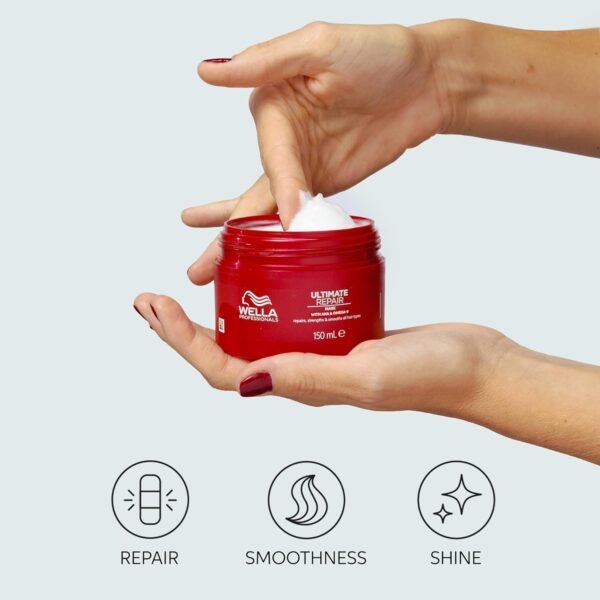Wella Professionals ULTIMATE REPAIR Mask|Deep Nourishing Hair Mask| Hydrating Smooth| Repairs Damage - Image 10
