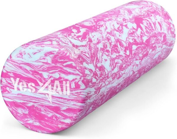 Yes4All EVA Medium Density Foam Roller for Back - Round Back Roller for Exercise, Yoga & Pilates 12/18/24/36 inch - Image 2