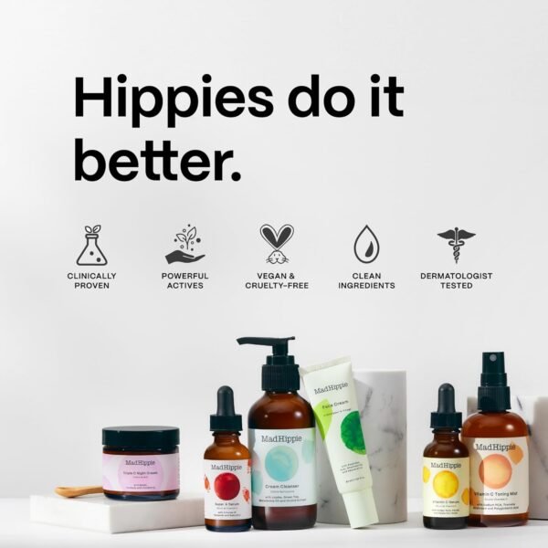 Mad Hippie MicroDermabrasion Facial - Exfoliating Face Scrub with Glycolic Acid, Mandelic Acid, AHA Complex & Hyaluronic Acid, 2.1 Fl Oz - Image 7