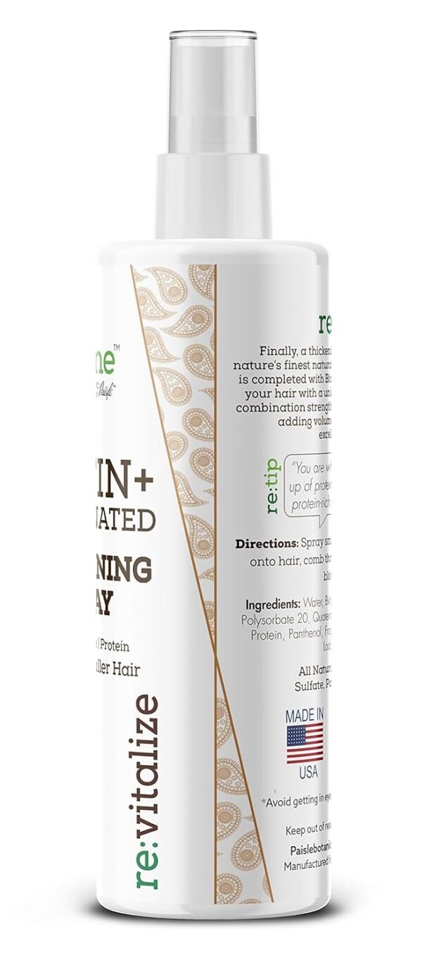 Biotin Hair Thickening Spray for Volume and Growth - NATURAL Volumizer with CAFFEINE for Thicker, Fuller Hair in Seconds - Image 5