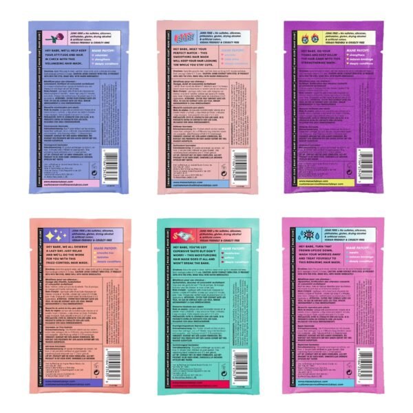 MANE CLUB Variety Pack Deep Conditioner, cruelty free, vegan, no sulfates or parabens — Pack of 6 - Image 8