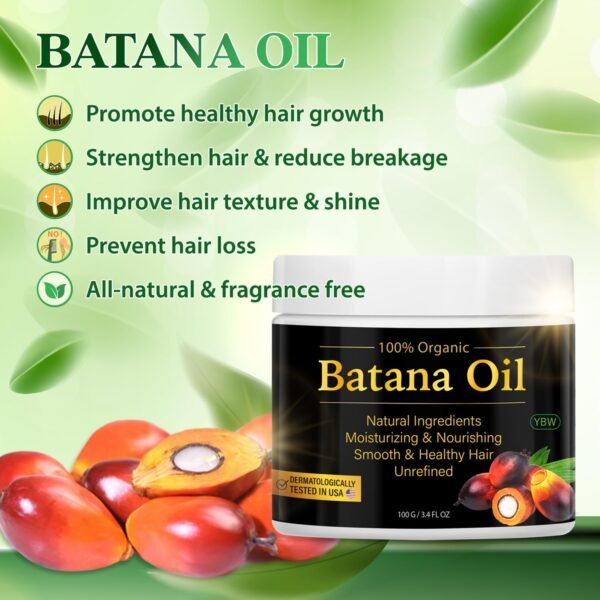 100% Natural Batana Oil for Hair Growth, Dr. Sebi Hair Oil from Honduras, Prevent Hair Loss, Eliminates Split Ends for Men & Women - Image 7