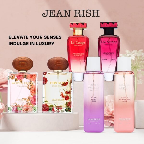 Jean Rish Woody Breeze Eau De Parfum - Perfume for Women (3.4 Fl Oz / 100ml) with Black Currant, Iris & Praline Notes - Long Lasting and Luxury Fragrance - Image 7