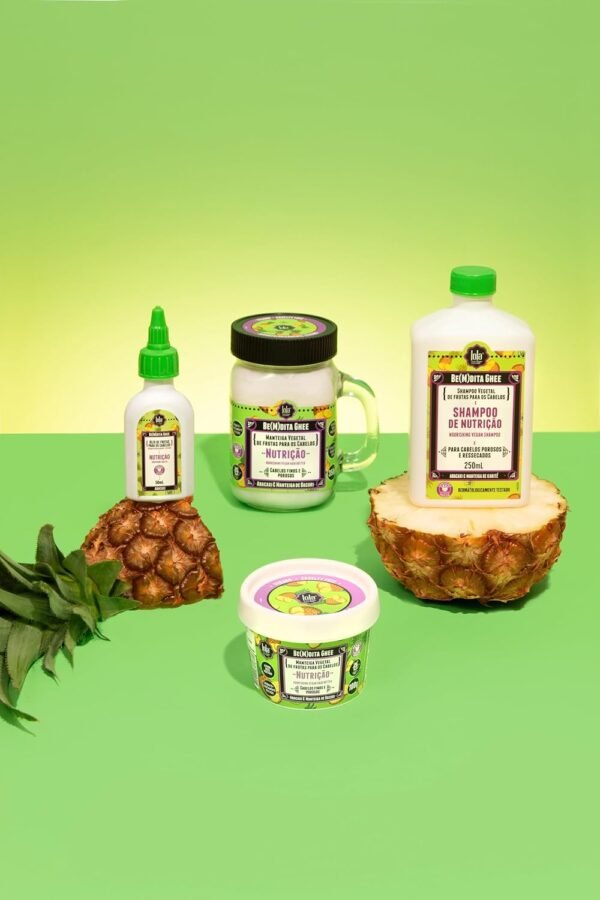Lola From Rio - Be(m) dita Ghee - Nourishing Pineapple Hair Butter for Deep Hair Conditioning, Repair, and Shine Boost 3.52 Fl Oz - Image 3