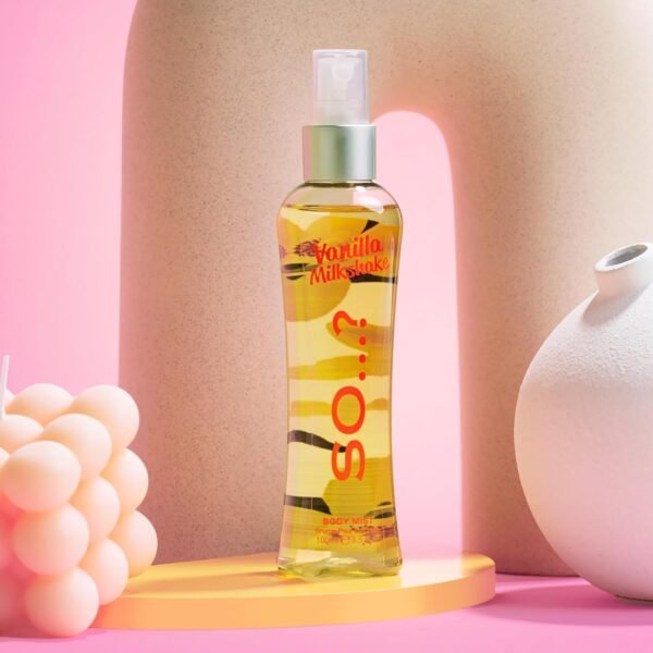 So...? Vanilla Milkshake Body Mist - Vanilla Perfume with Peach, Plum, Rose Notes - Ideal Gifts for Women - Long-Lasting Perfume for Women - 3.5 oz - Image 6