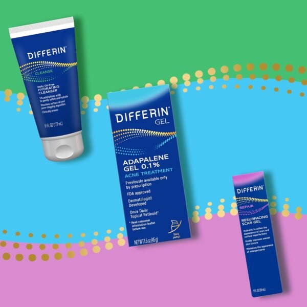 Differin Gel Acne Scar Spot Treatment for Face, Resurfacing Scar Gel, Gentle Skin Care for Acne Prone Sensitive Skin, 1 Oz (Packaging May Vary) - Image 10