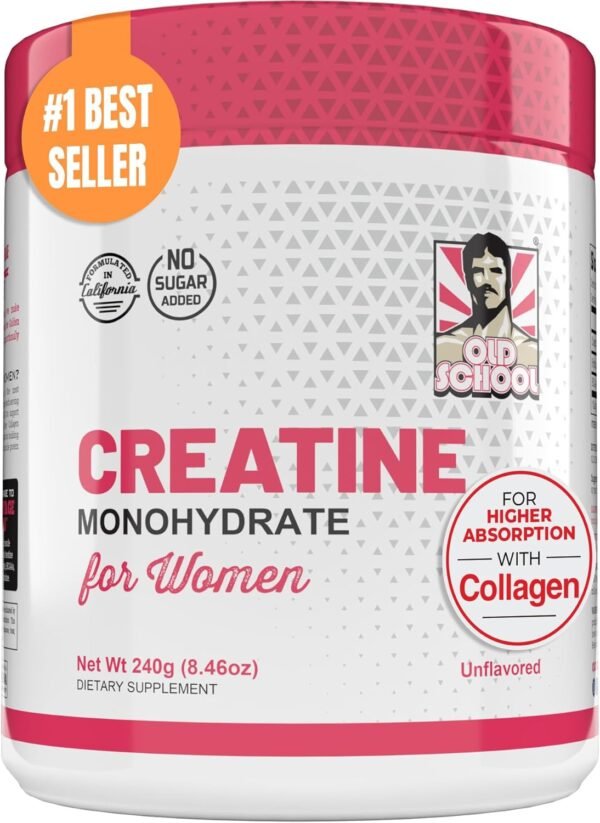 5g Creatine Monohydrate Powder Optimized for Women Booty Gain +2000mg Collagen +1g BCAA 2:1:1 (No Fillers) Supports Lean Muscles & Recovery, Pump, Energy & Stamina - Micronized, Natural & Made in USA - Image 2