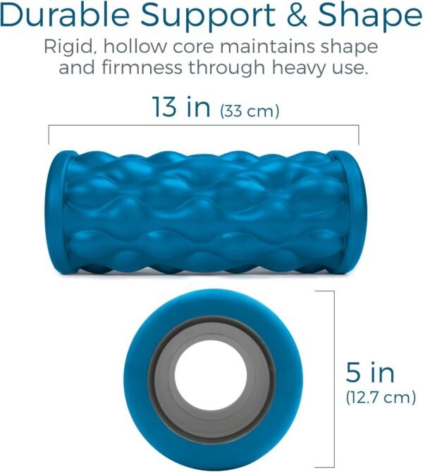 Teeter Massage Foam Roller Bundle - Textured for Deep Tissue Muscle Relief to Boost Recovery, Flexibility, Mobility - Back Pain Relief, Sports Massage, Myofascial Release - Image 3