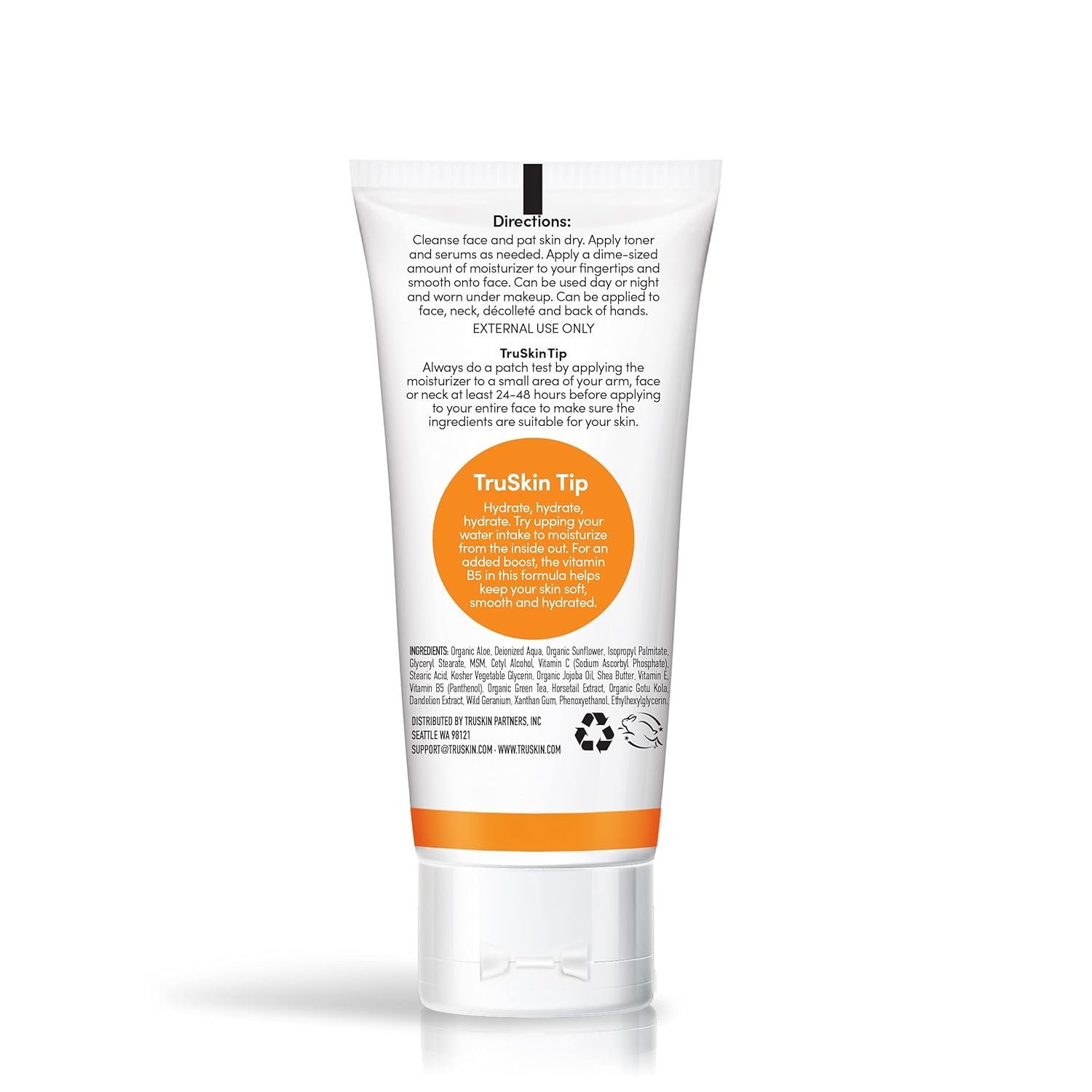 TruSkin Vitamin C Moisturizer Face Cream – Brightening, Anti Aging, Hydrating, Skin Wrinkle Cream – Vitamin B5, Vitamin E, Jojoba Oil, Aloe Vera & Green Tea, 2 Fl Oz - Image 10